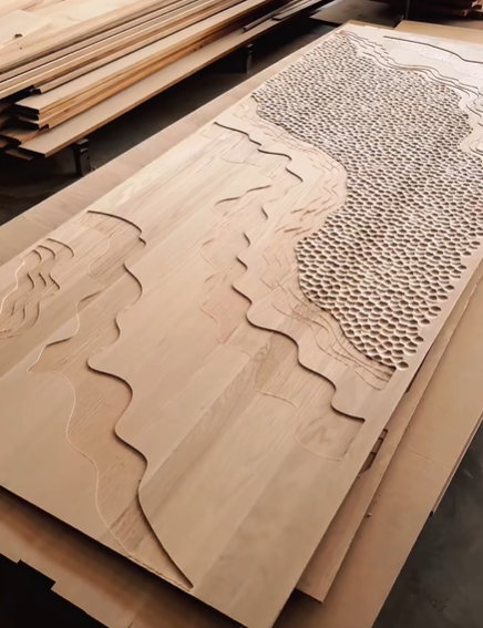 Solid wood carving technology with soul