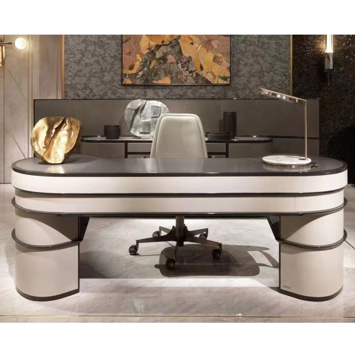Guangdong customer customized desk real sh...