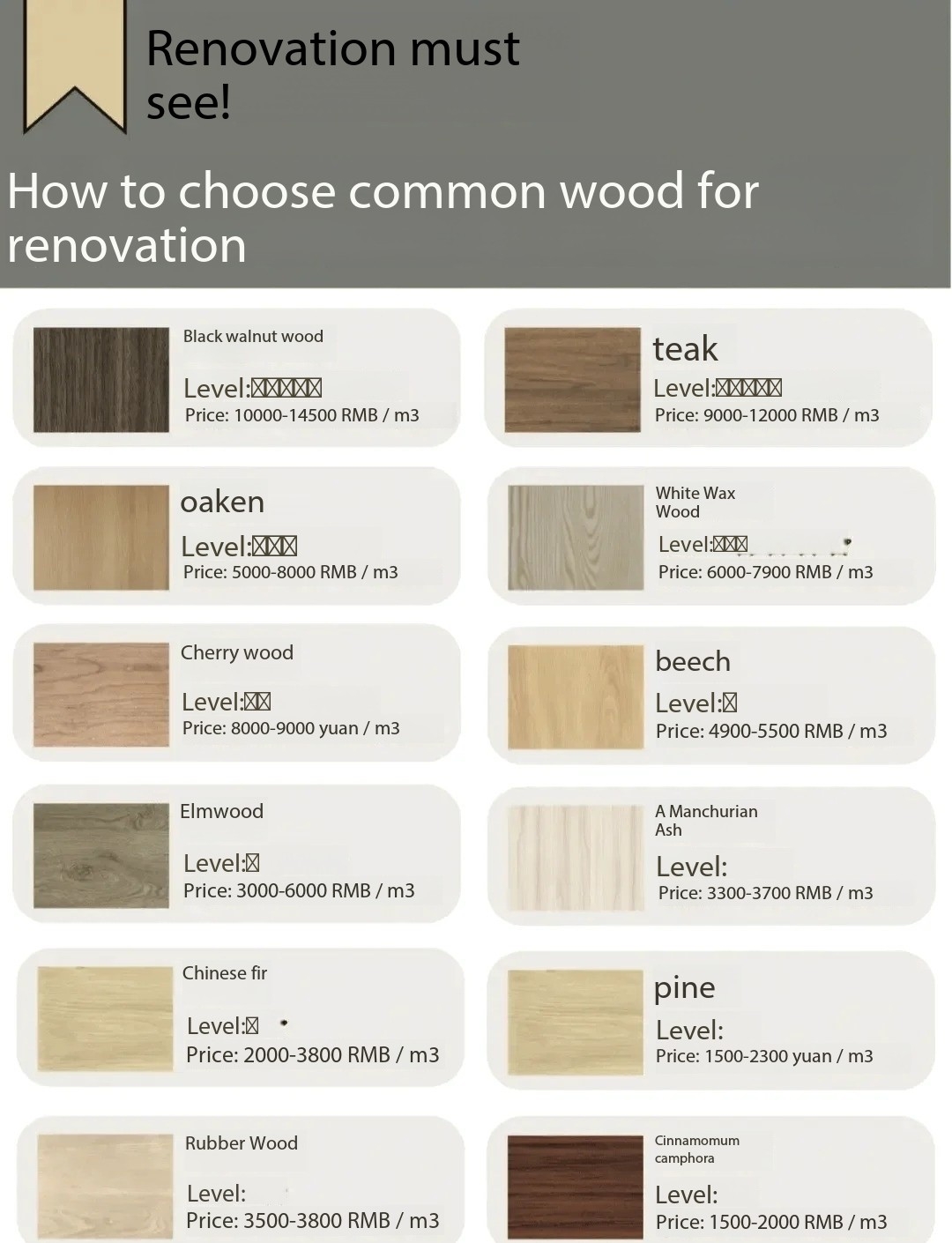 Solid wood decoration, material selection strategy revealed!