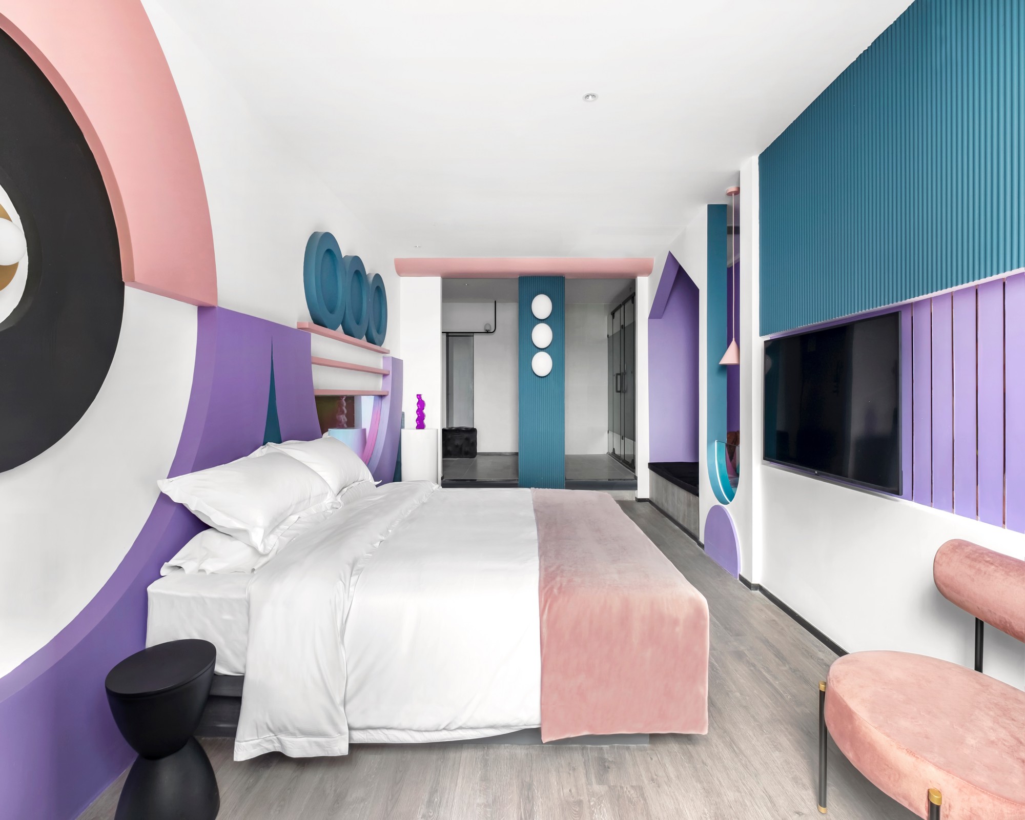 Light luxury high-end decoration company hotel furniture J-850
