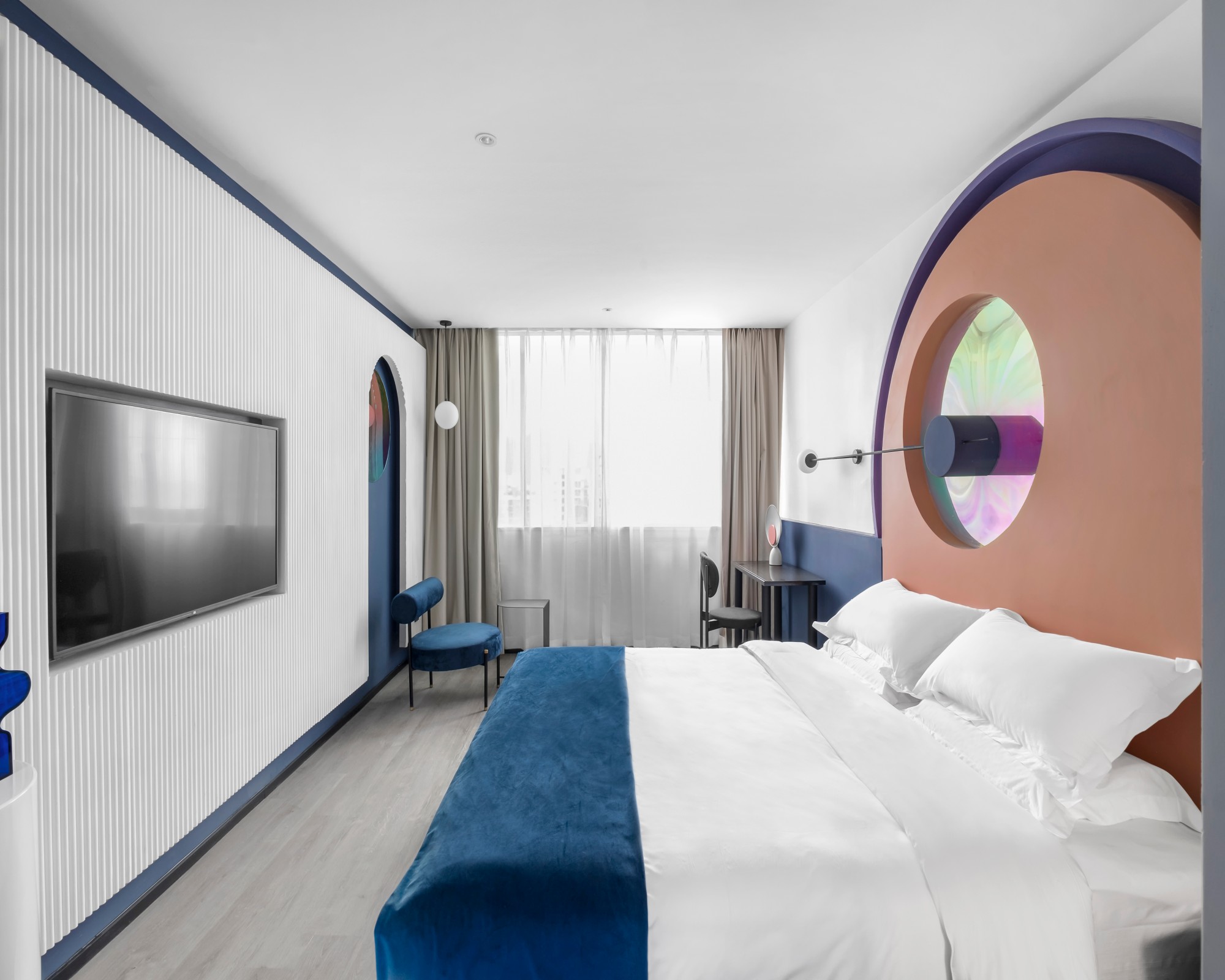 Light luxury high-end decoration company hotel furniture J-850