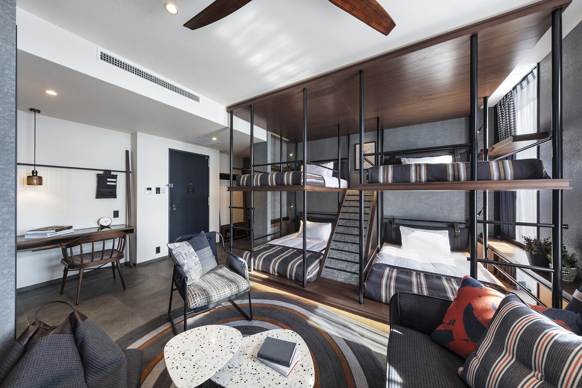 Project simple B&B hotel complete furniture J-927