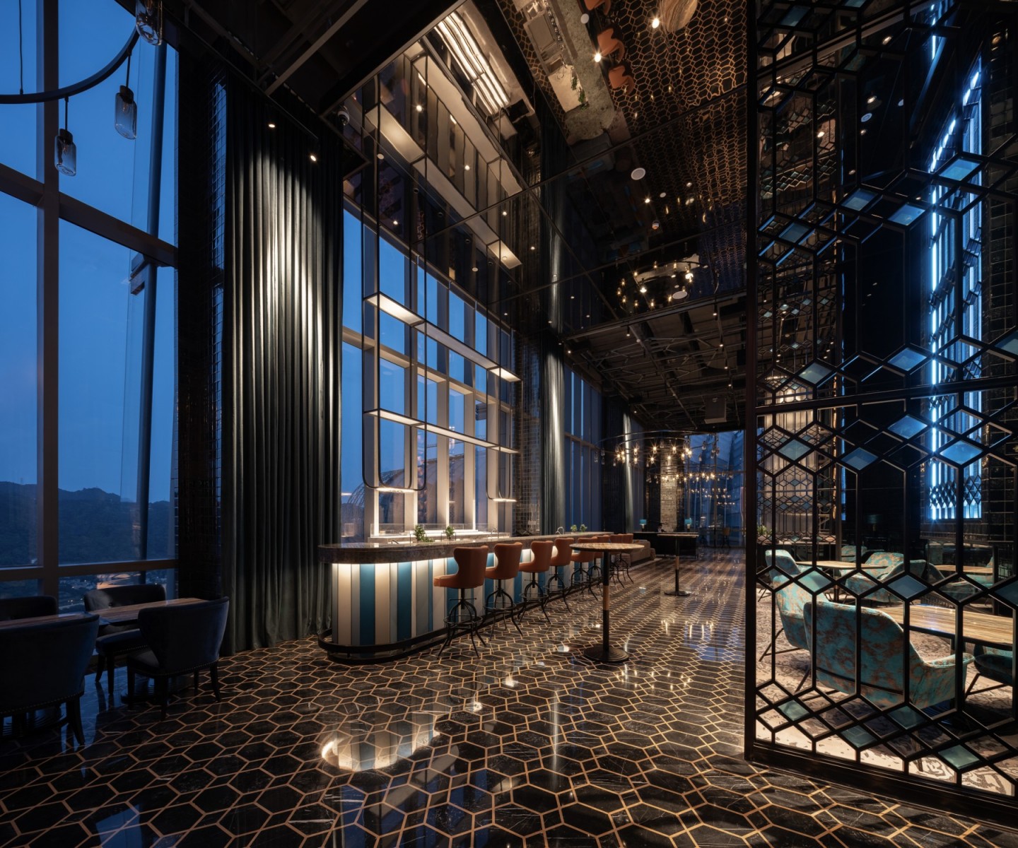 High-end custom furniture factory hotel lobby furniture J-838