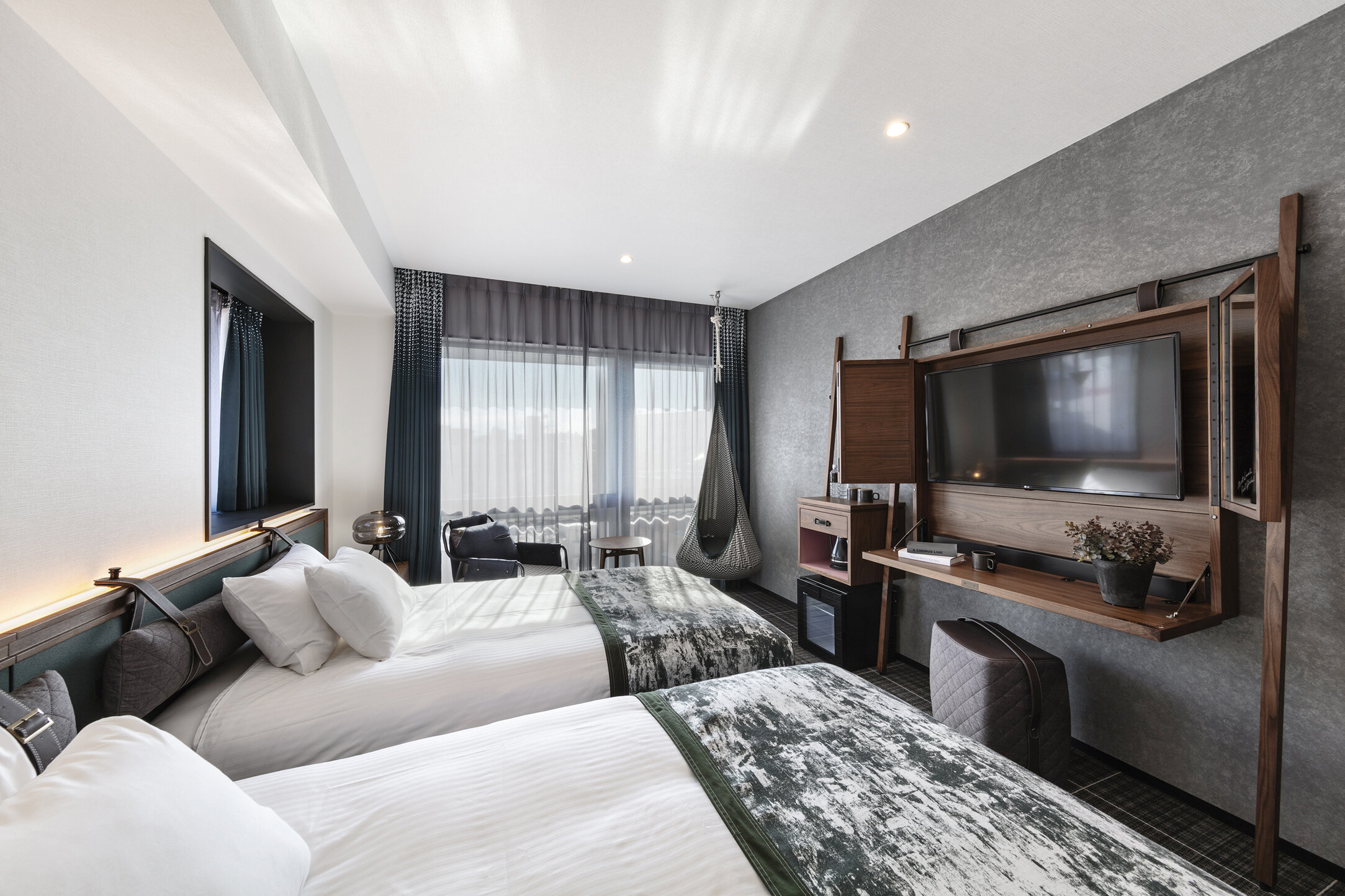 Project simple B&B hotel complete furniture J-927