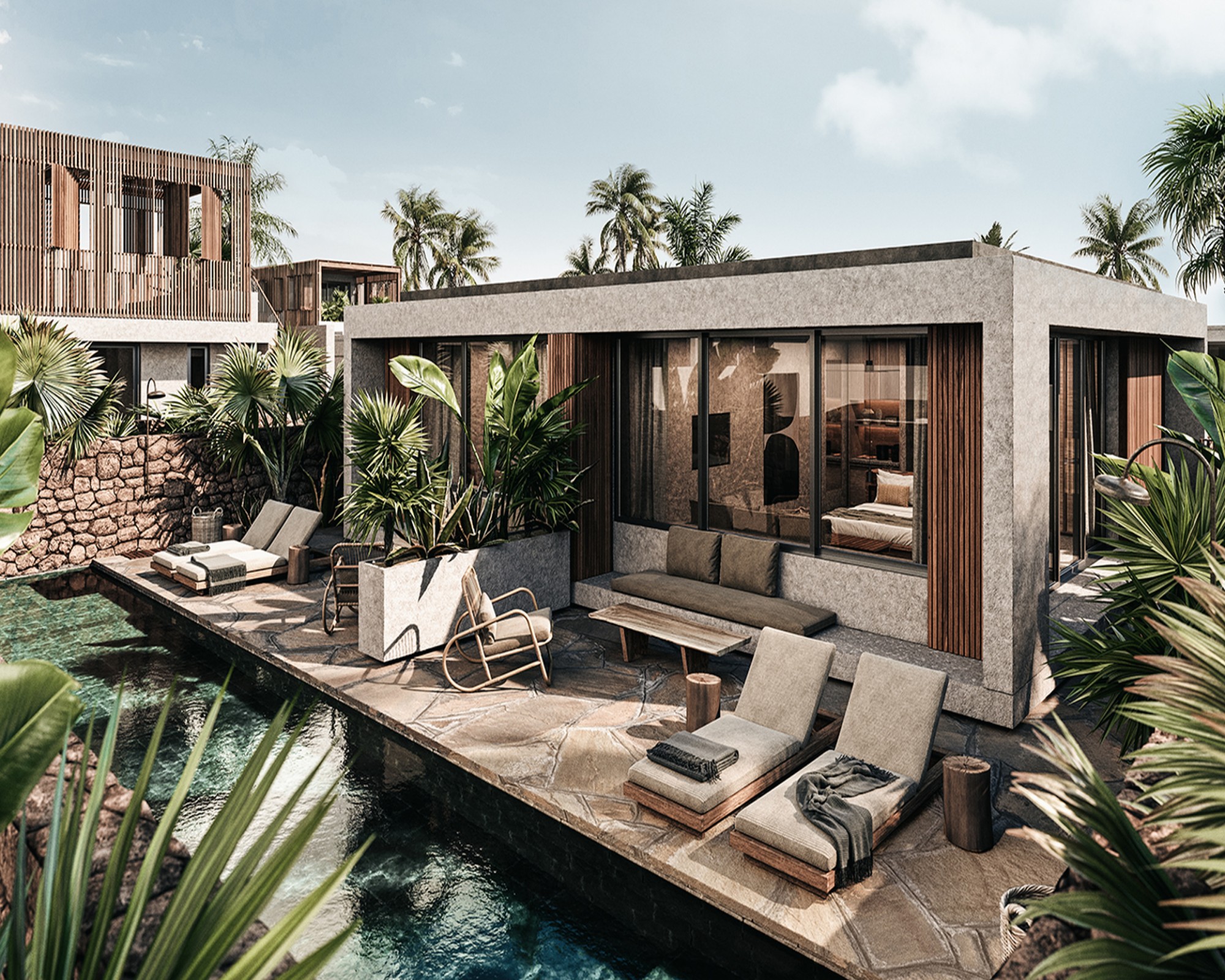 Luxury project villa hotel furniture customization J-871