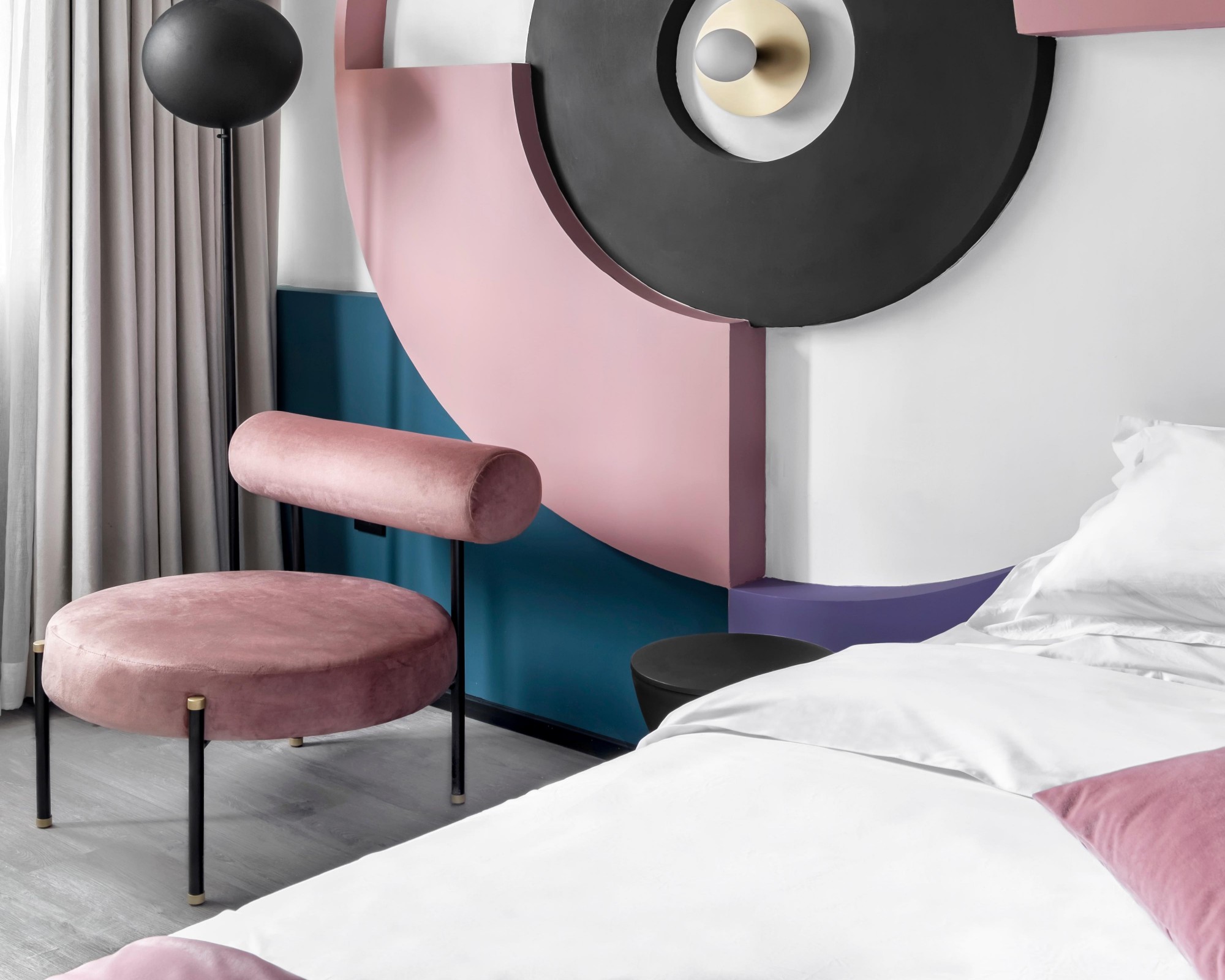 Light luxury high-end decoration company hotel furniture J-850