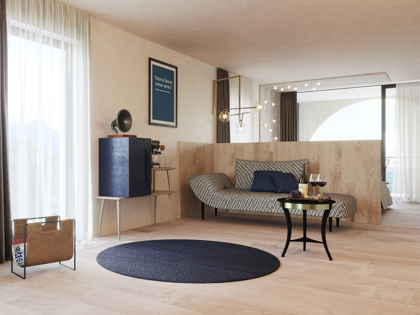 High-end customized B&B hotel furniture sets J-956