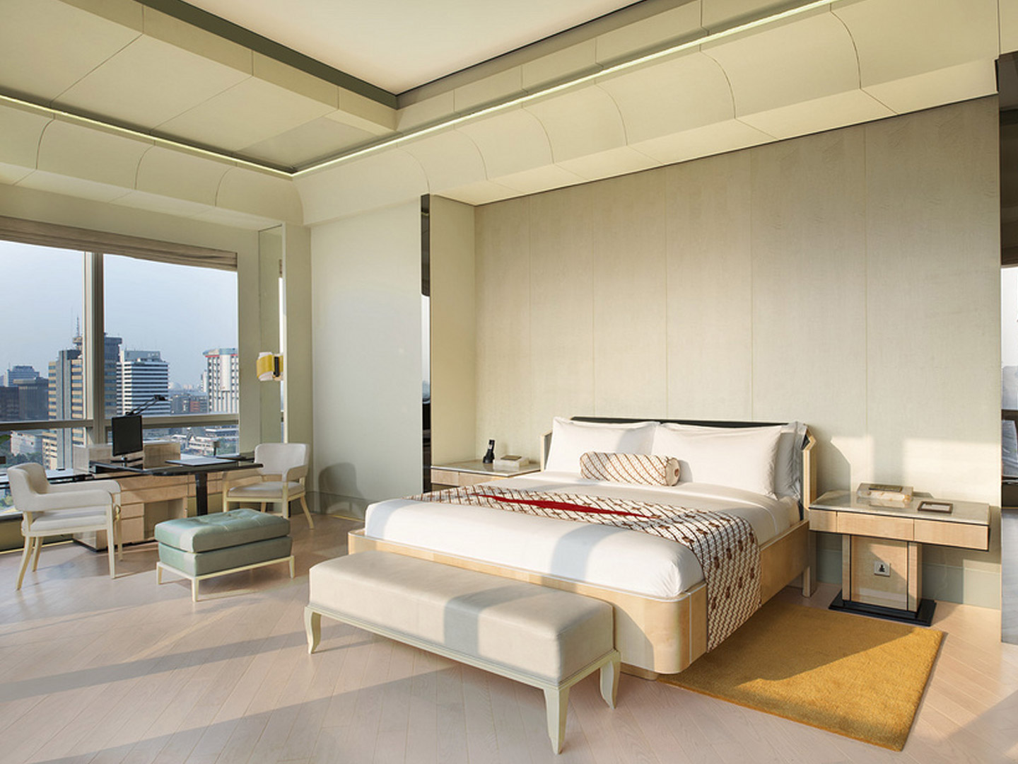 Post-modern star-rated hotel simple designer fu...