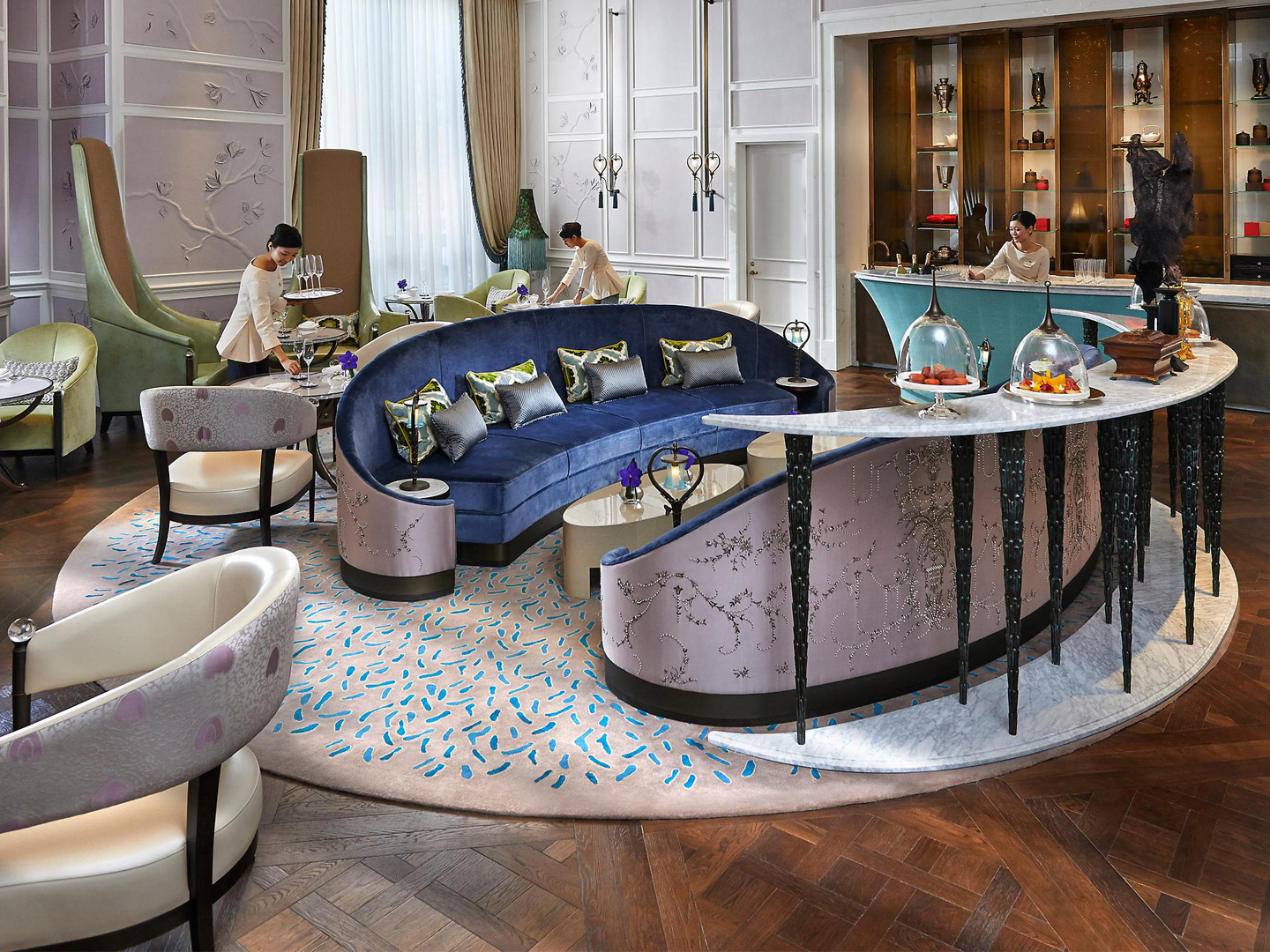 Modern high-end customized hotel project full set of furniture J-807