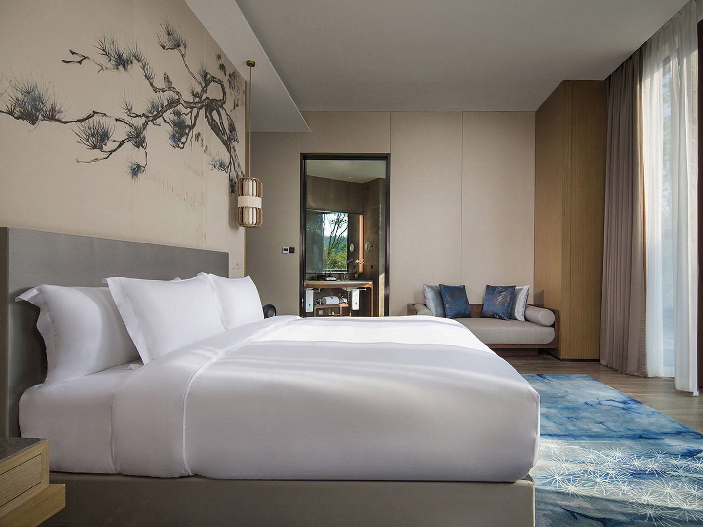 Hotel furniture set high-end hotel modern custo...