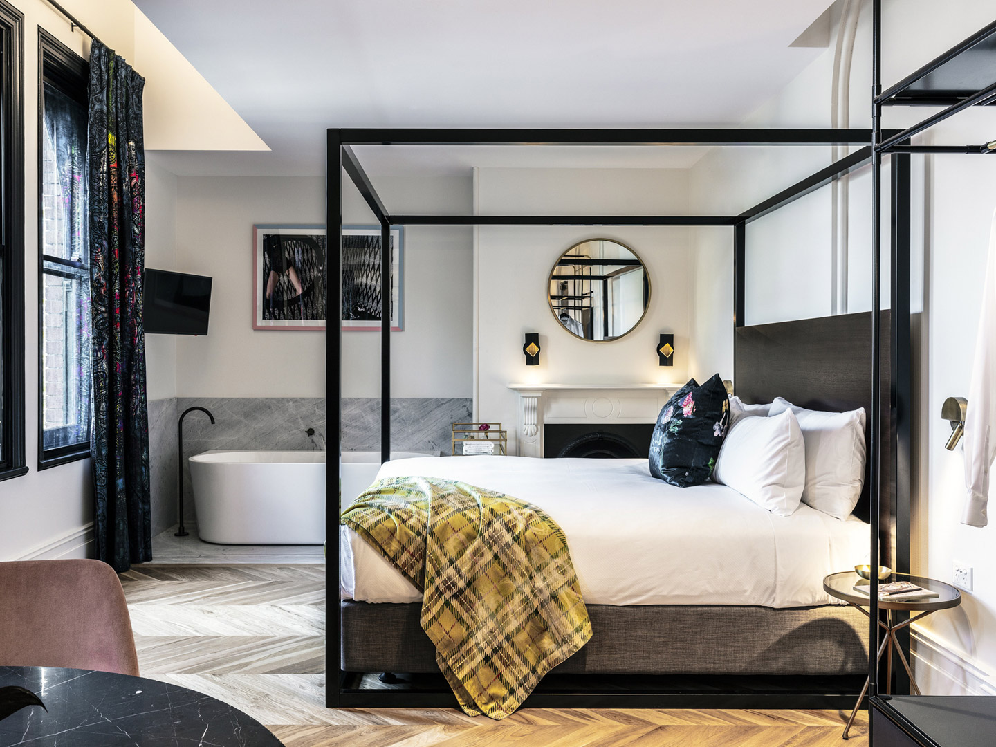 Modern simple custom homestay resort hotel furniture J-906