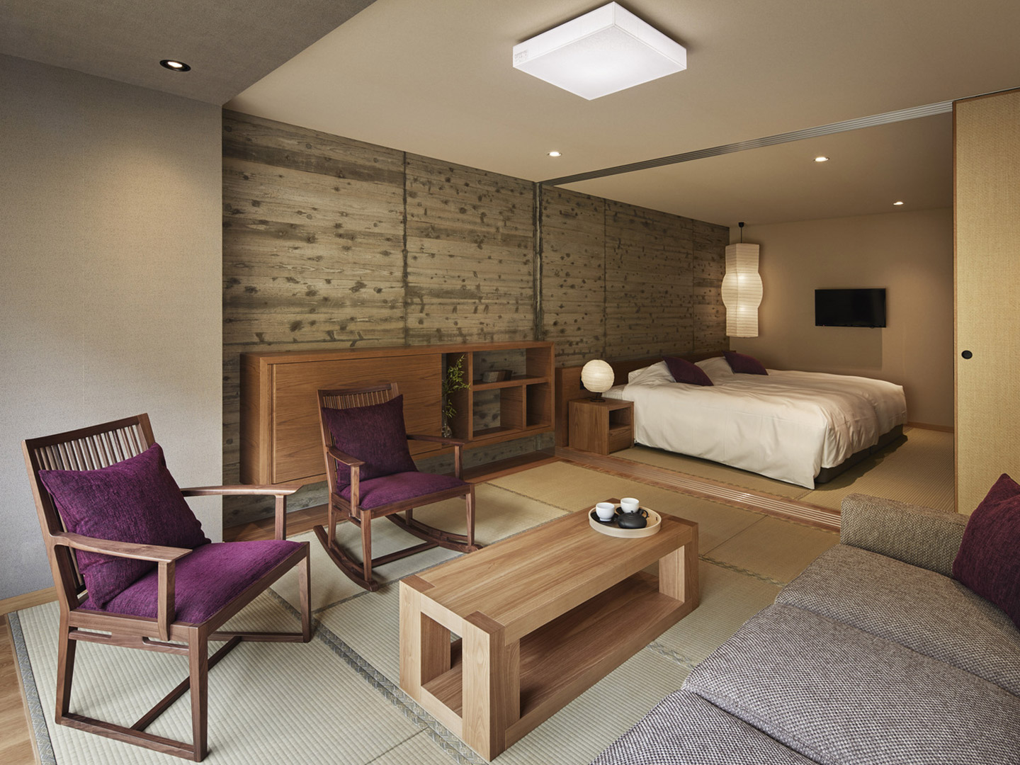 High-end customized homestay apartment furniture set J-923