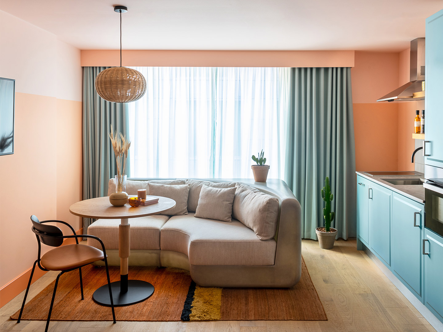 Simple modern resort hotel custom furniture J-954
