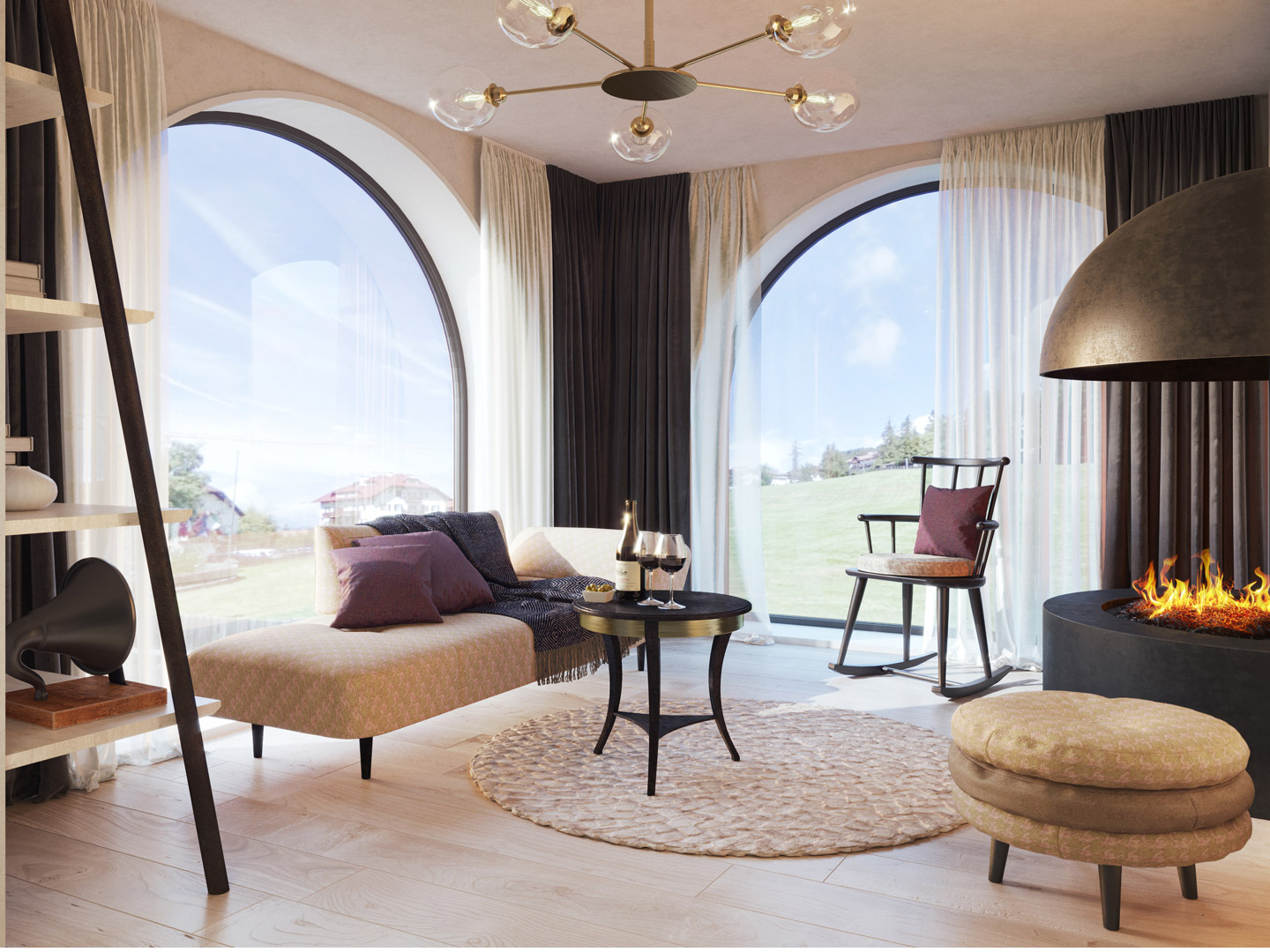 High-end customized B&B hotel furniture sets J-956