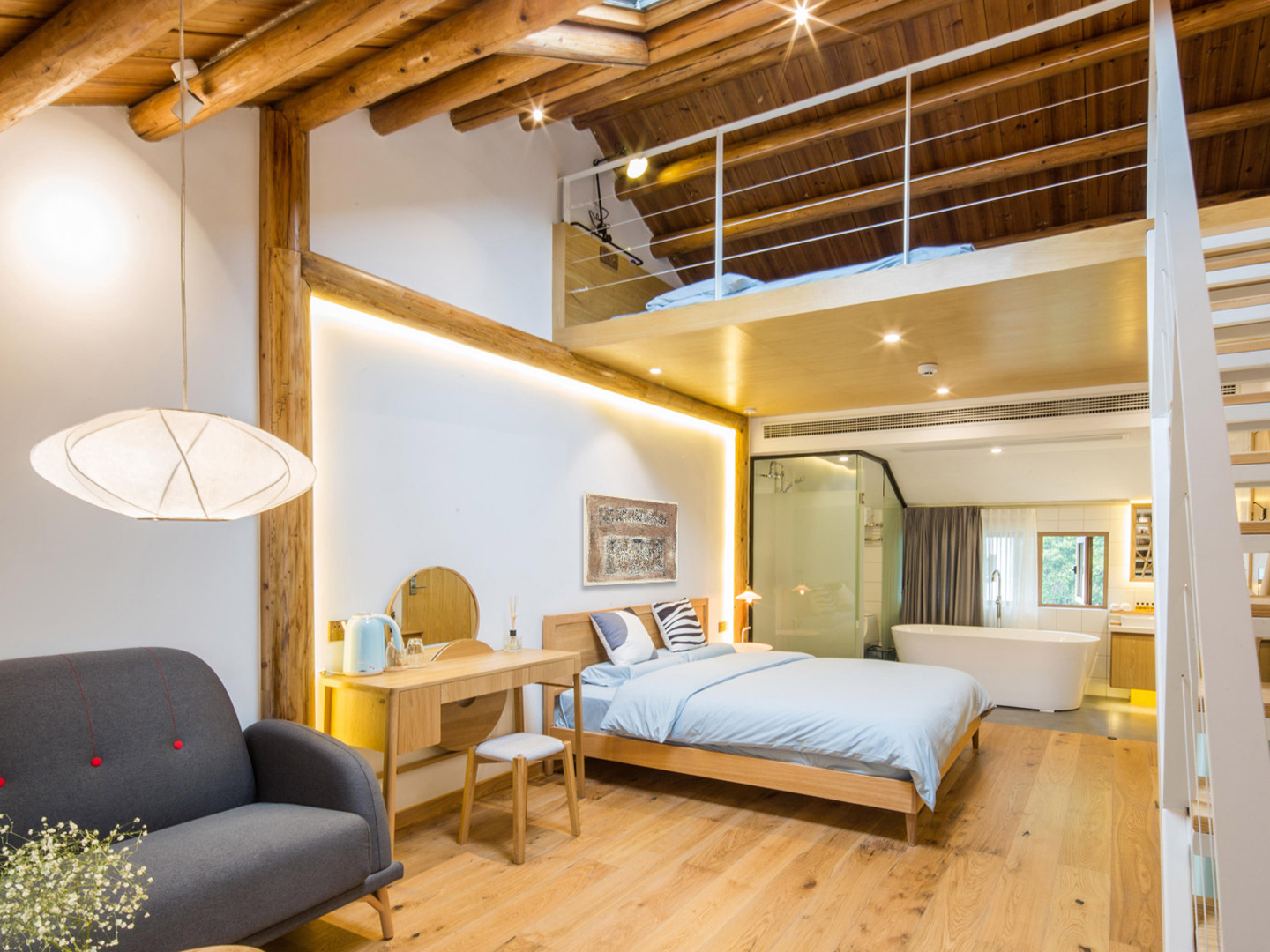 High-end B&B hotel project custom furniture J-979
