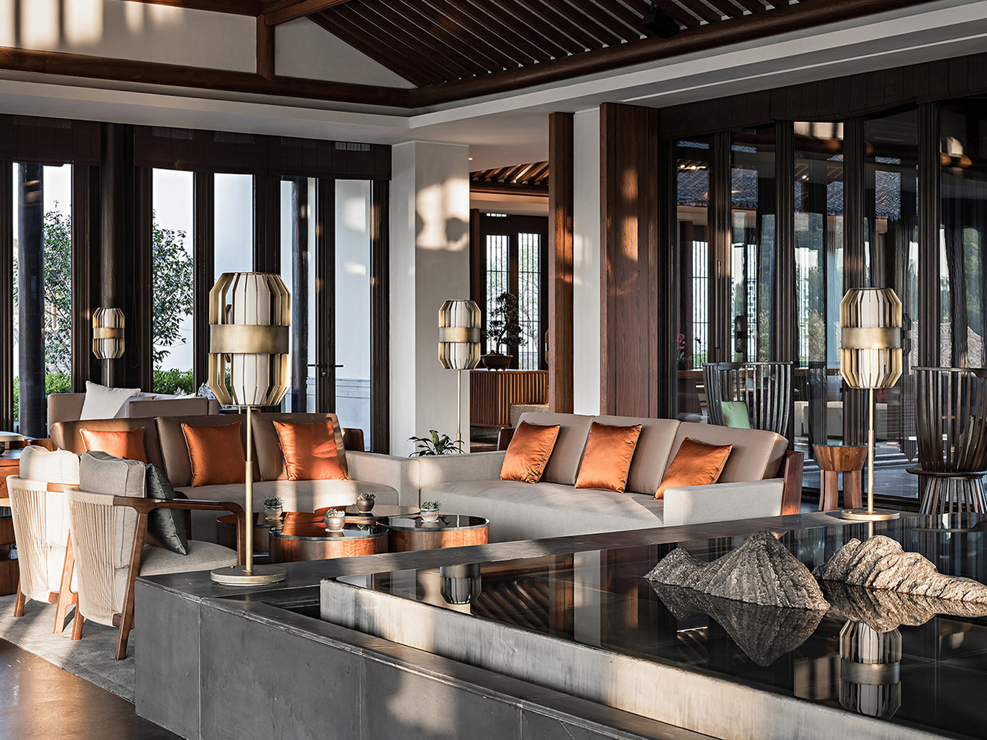 Hotel furniture set high-end hotel modern custo...