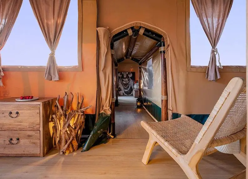 Natural log engineering hotel custom furniture ...