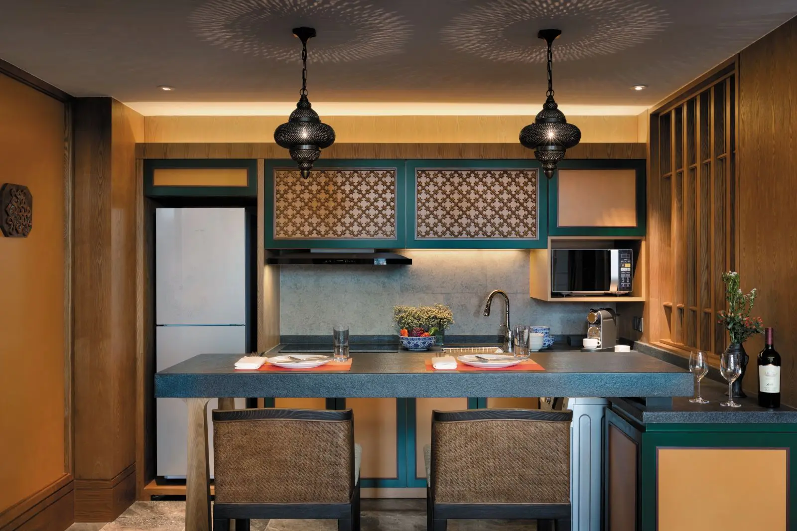 Italian light luxury project hotel furniture customization factory J-074