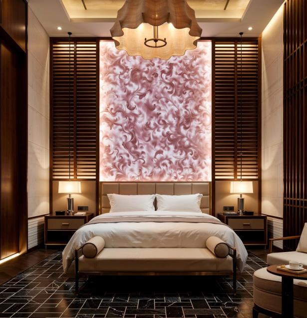 Furniture manufacturer, top-tier residential project, hotel furniture bedroom set GD15