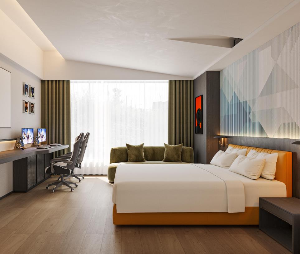 One-stop high-quality custom furniture hotel bedroom set GD19
