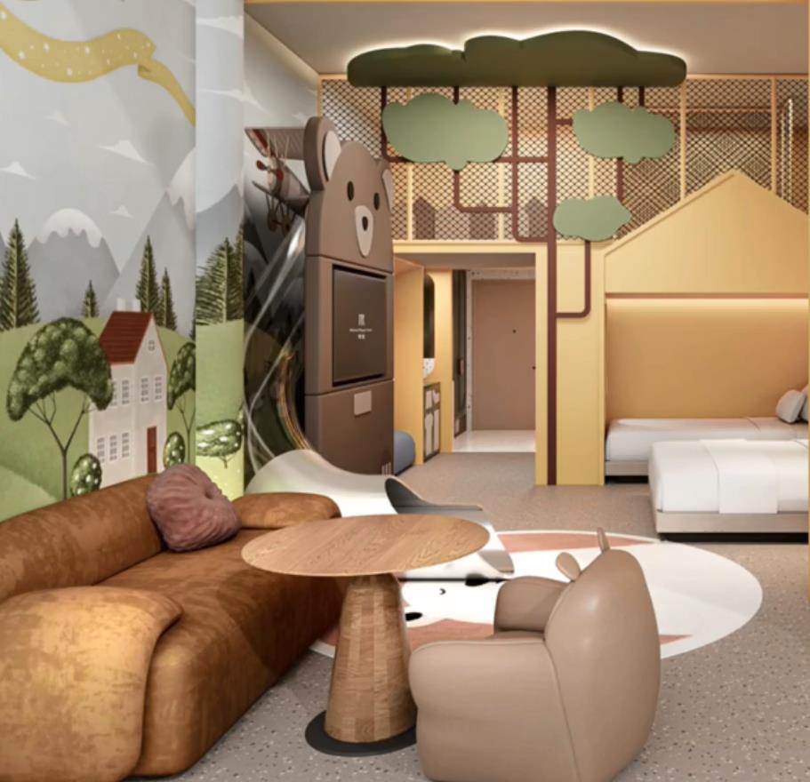 Hotel interior design guest room furniture set GD65