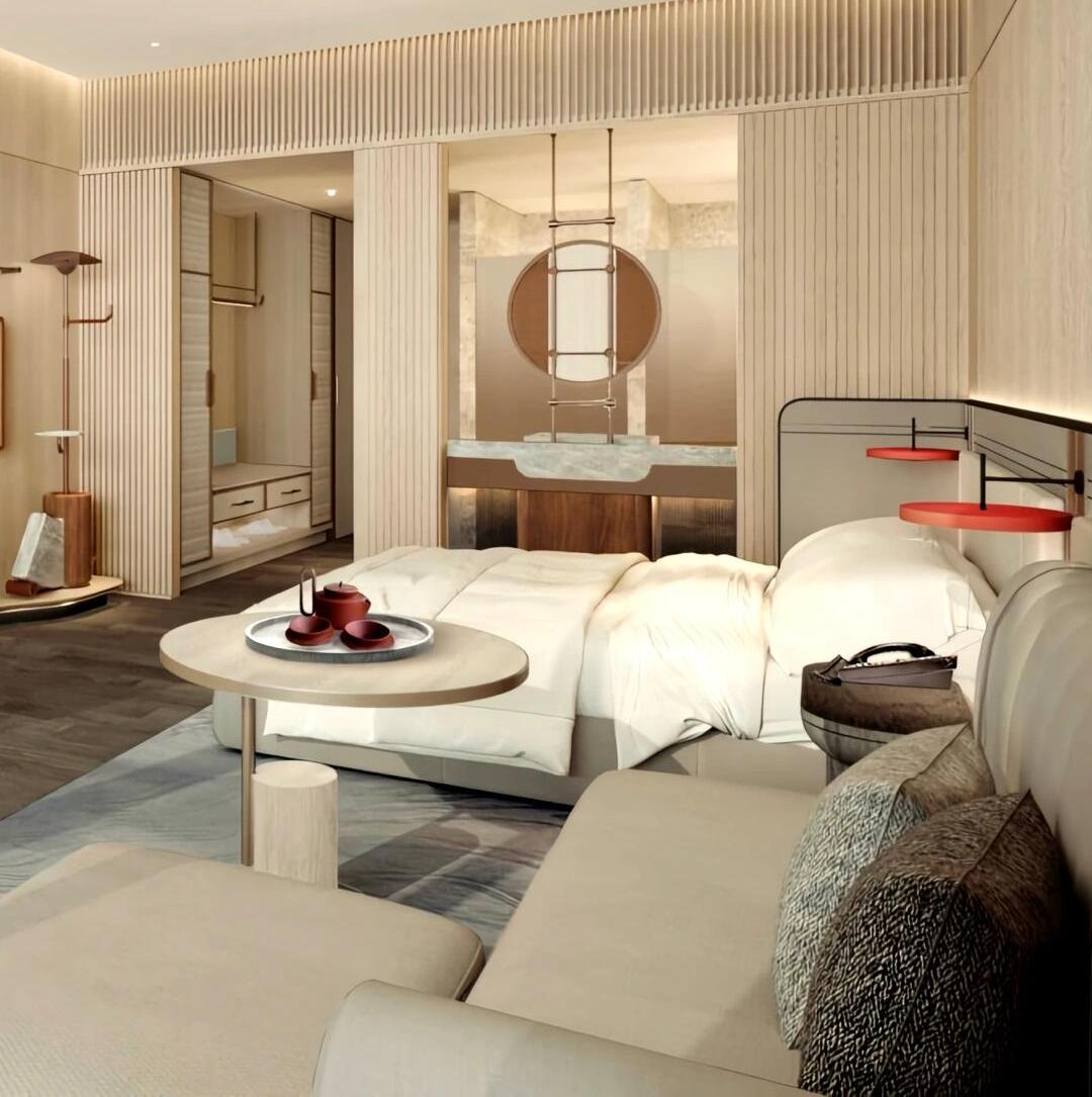 Engineering hotel furniture bedroom sets of furniture customization GD311