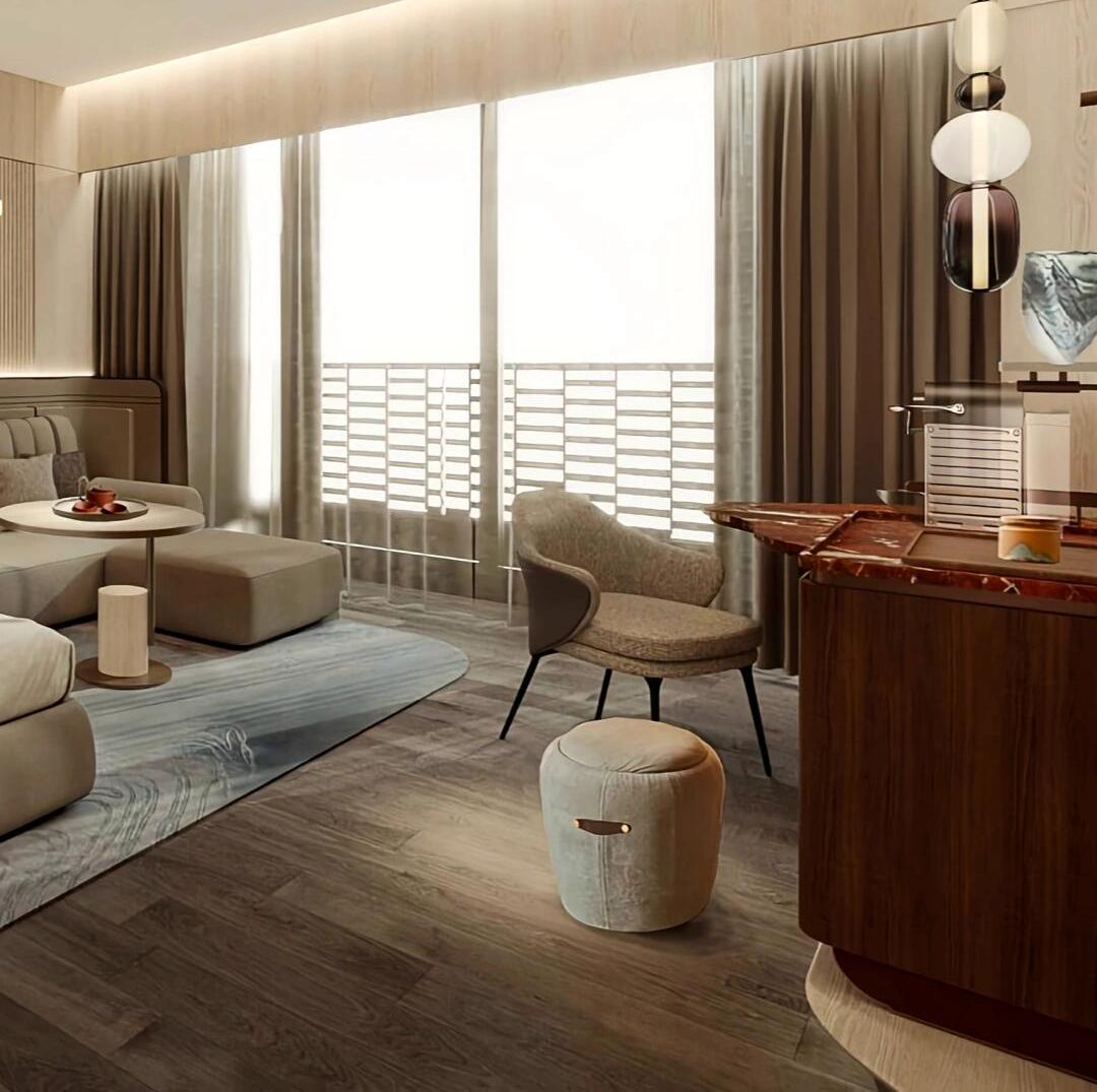 Engineering hotel furniture bedroom sets of furniture customization GD311