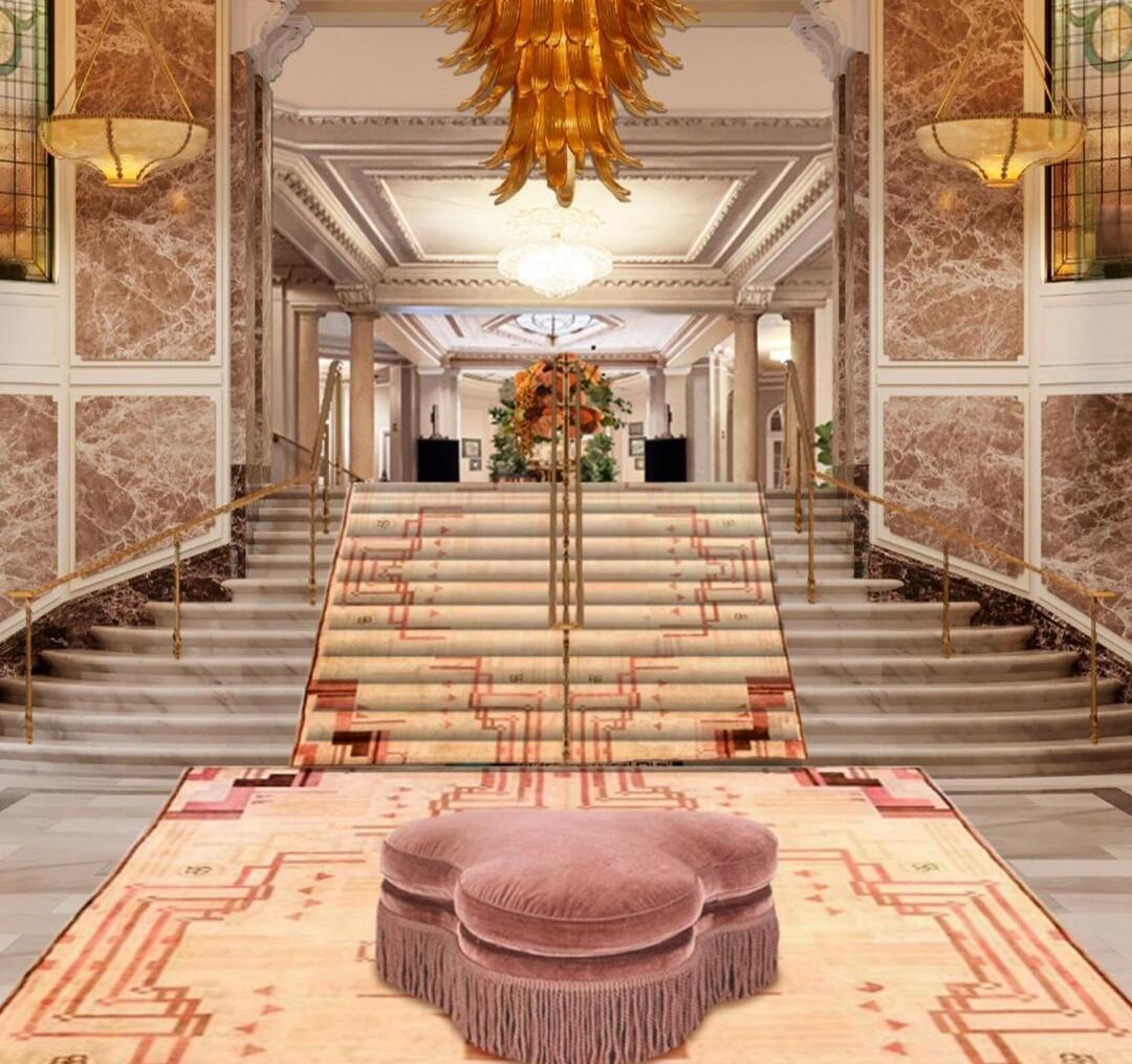 Resort hotel lobby and guest room furniture set customization GD361