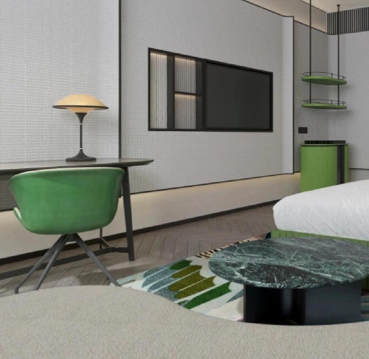 Star hotel lobby and guest room furniture set customization GD365