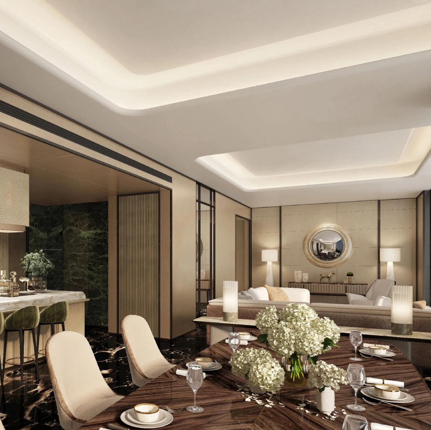 High-end custom hotel guest room furniture sets GD412