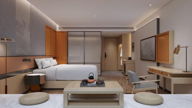 Engineering hotel furniture bedroom sets customization GD179