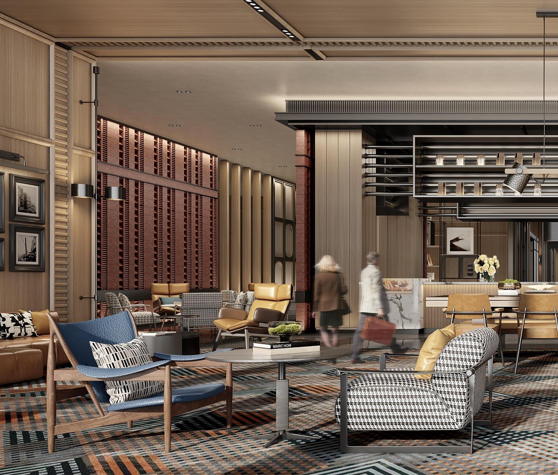 High-end custom furniture interior design for hotel furniture GD309