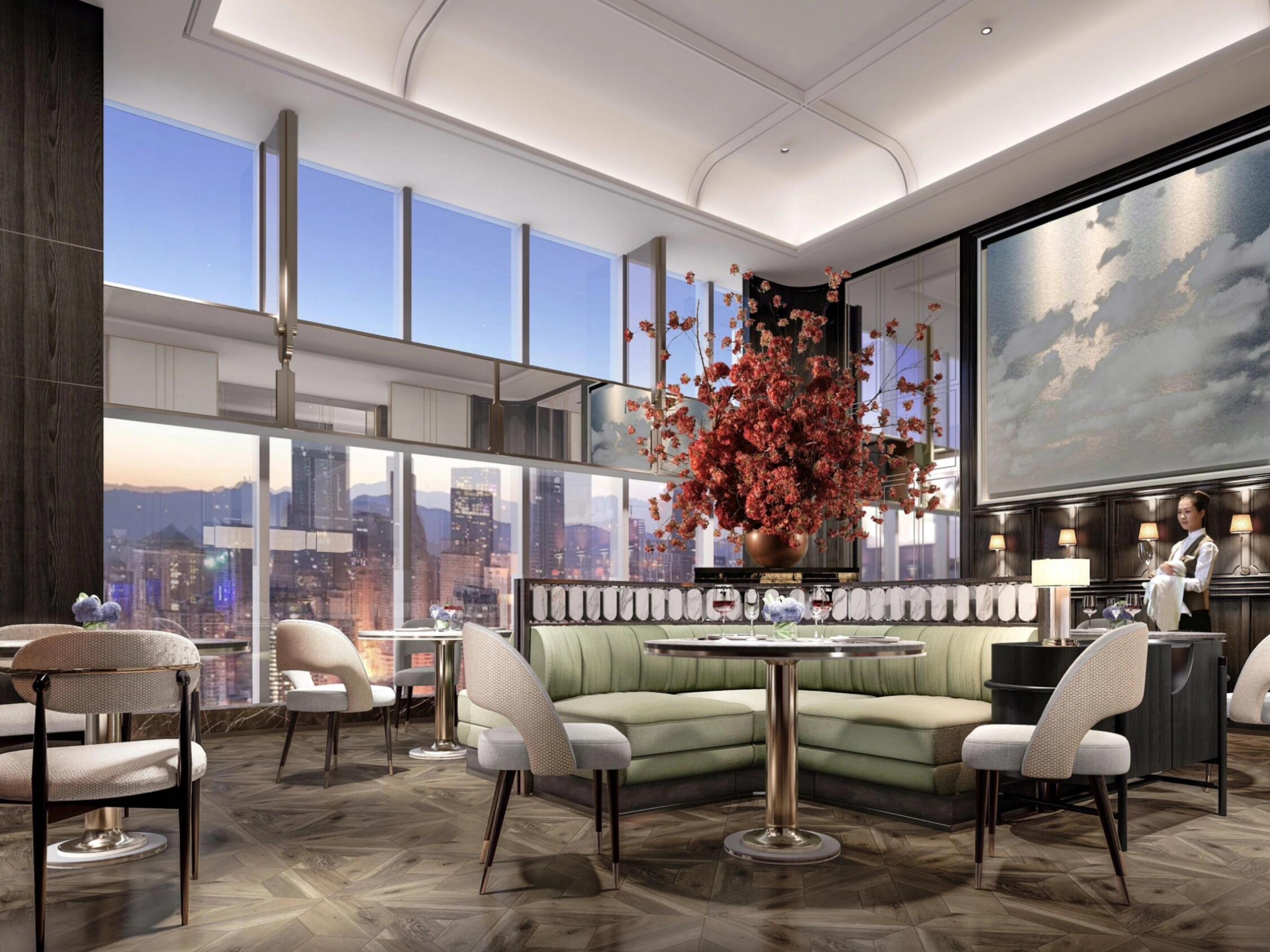 Luxurious furniture self-built house design high-end business hotel furniture GD490