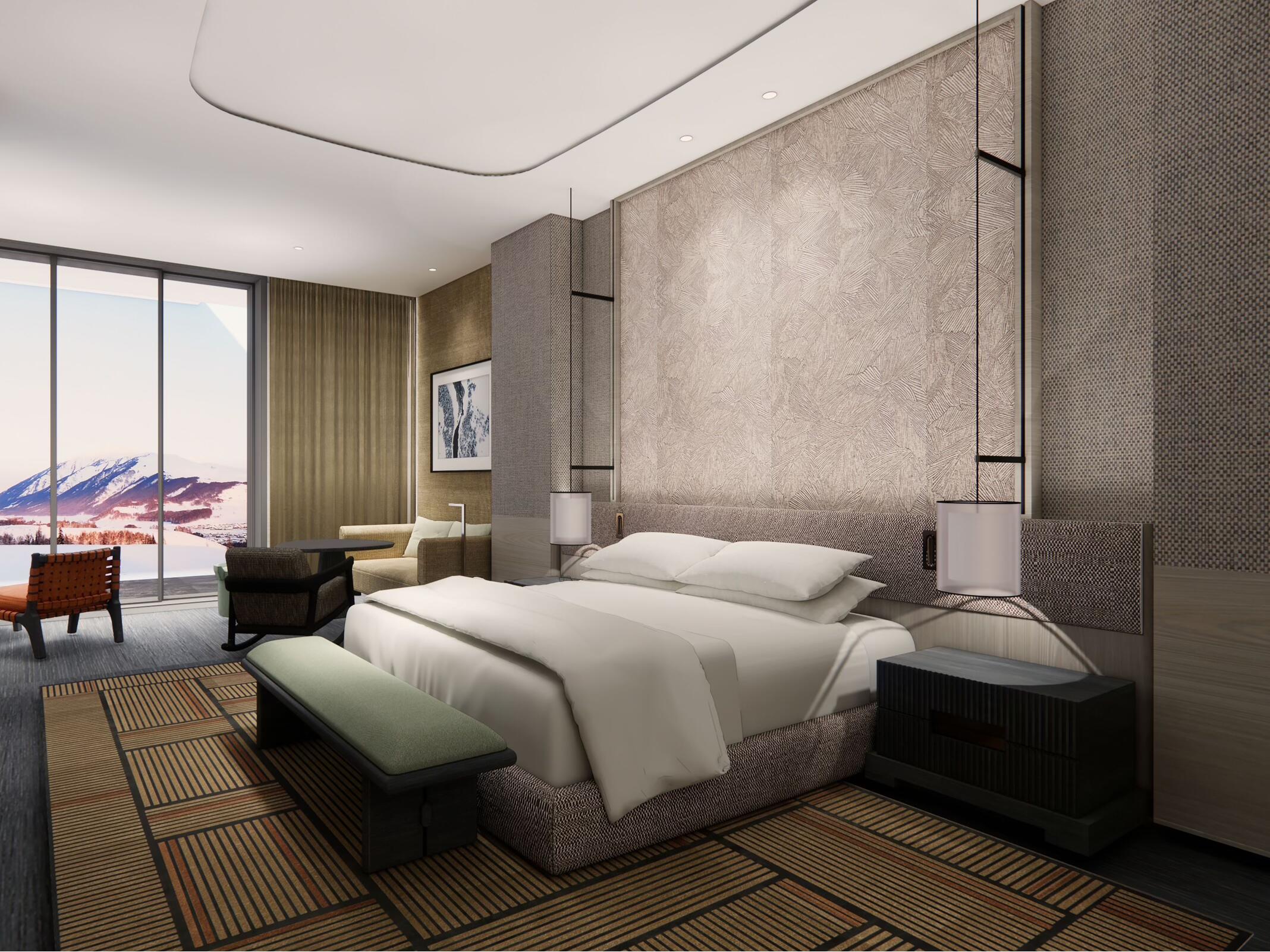 Star hotel furniture bedroom set customization GD262