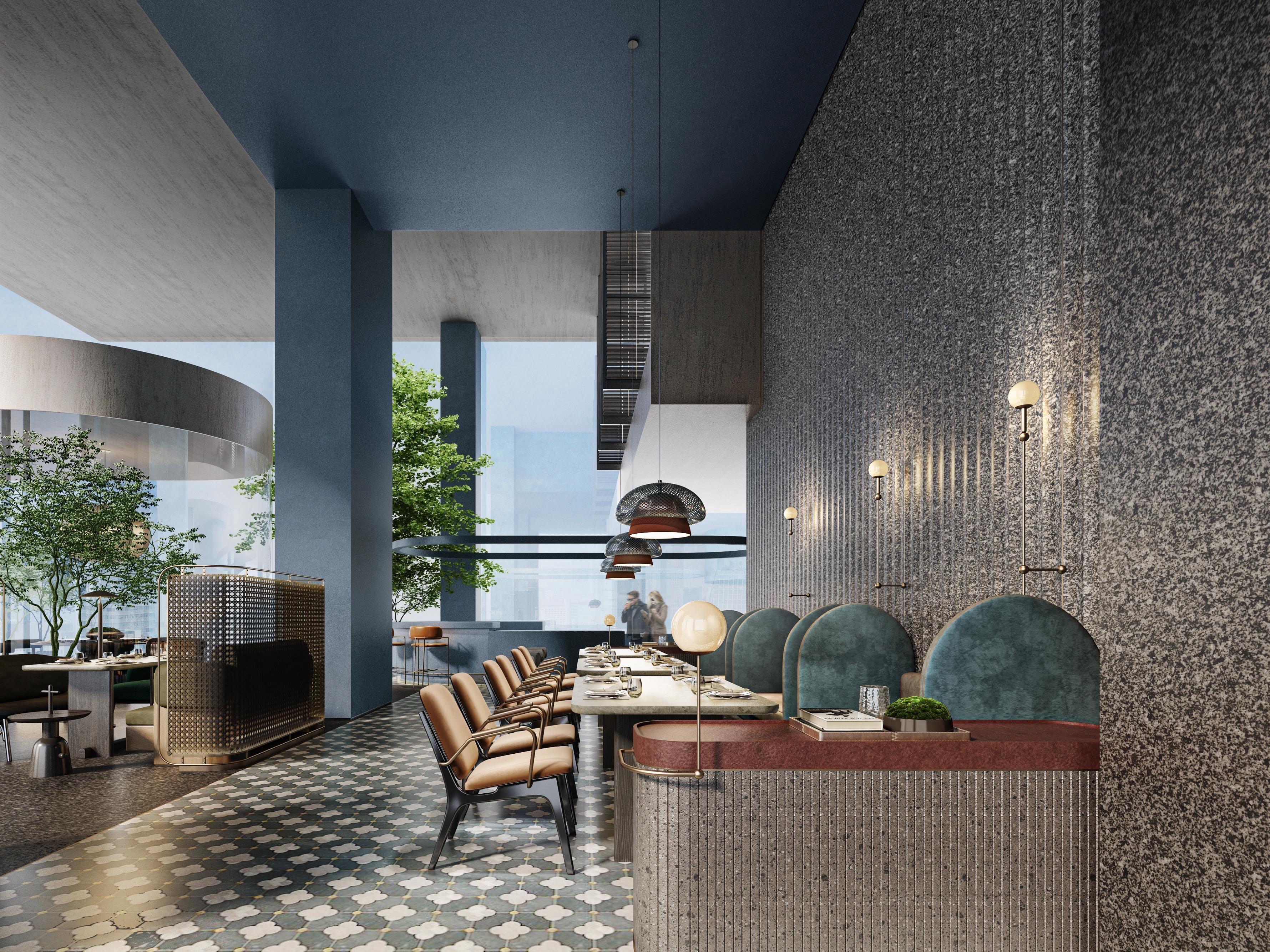 Modern furniture customization factory hotel lobby furniture customization GD310