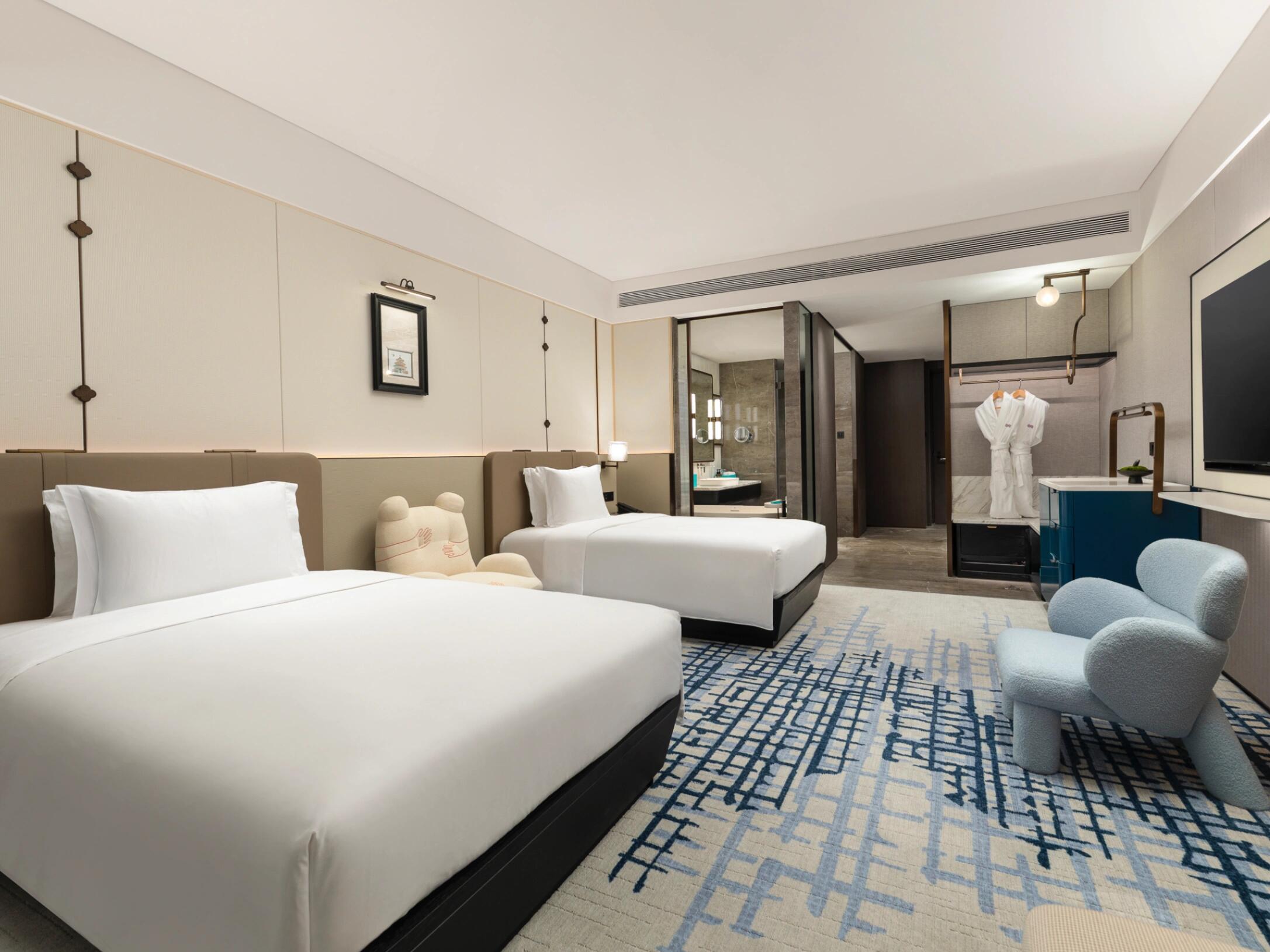 High-end resort hotel guest room furniture set ...