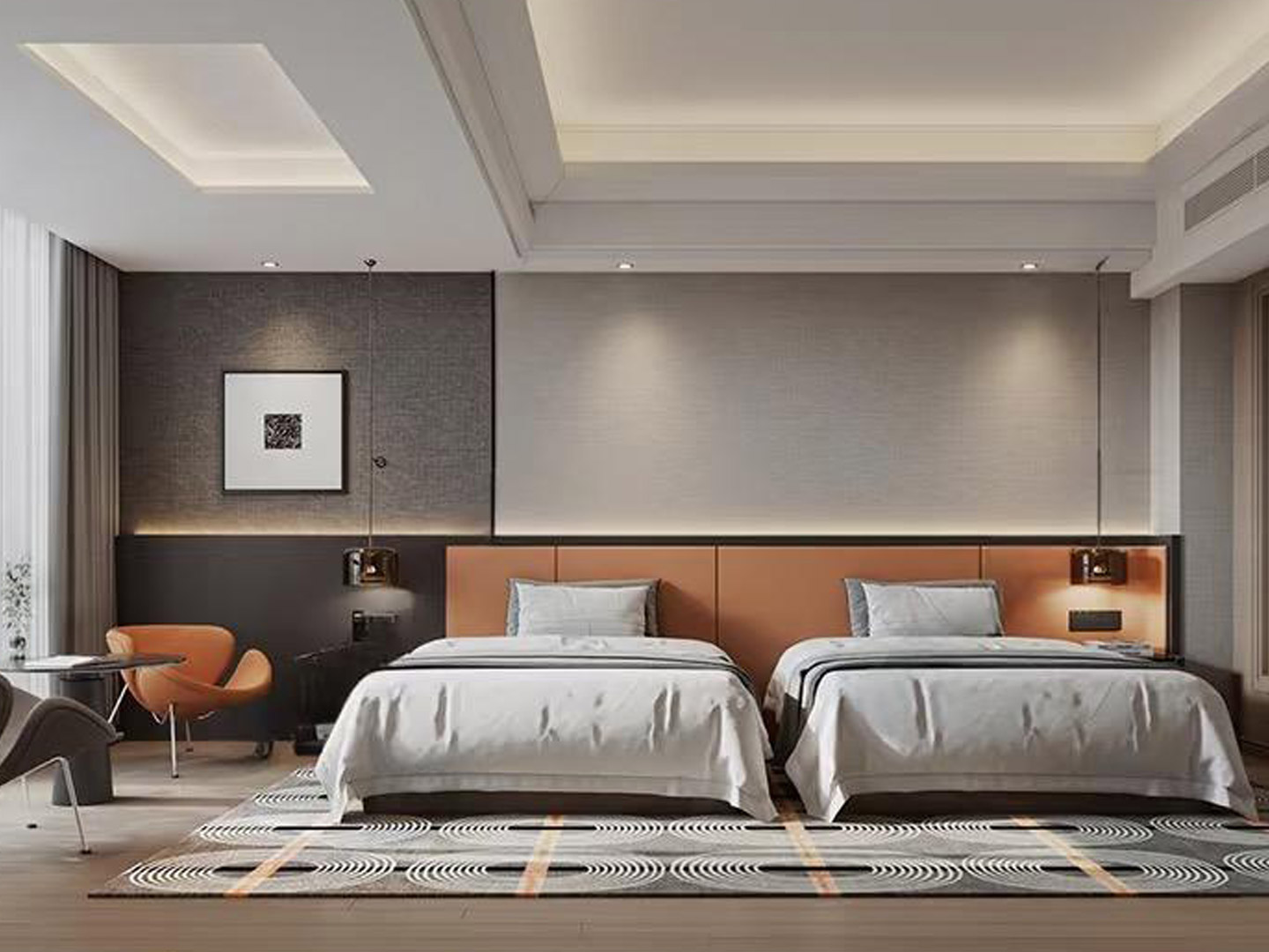 Custom high-end furniture sets for hotels and r...