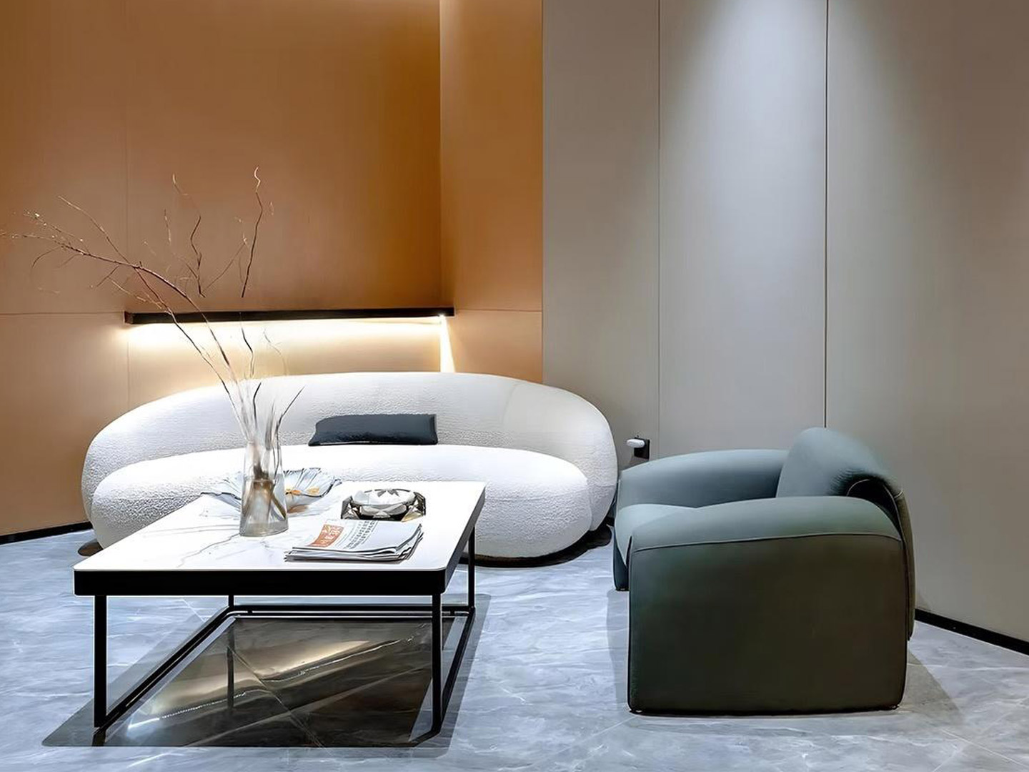 Hotel project restaurant and hall furniture set...