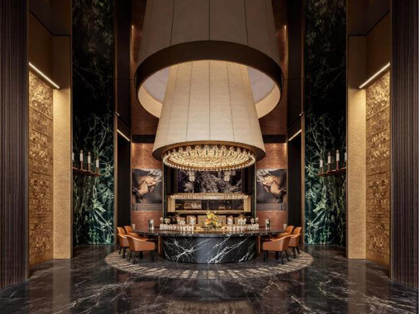 High-end custom furniture manufacturing factory hotel lobby furniture set GD16