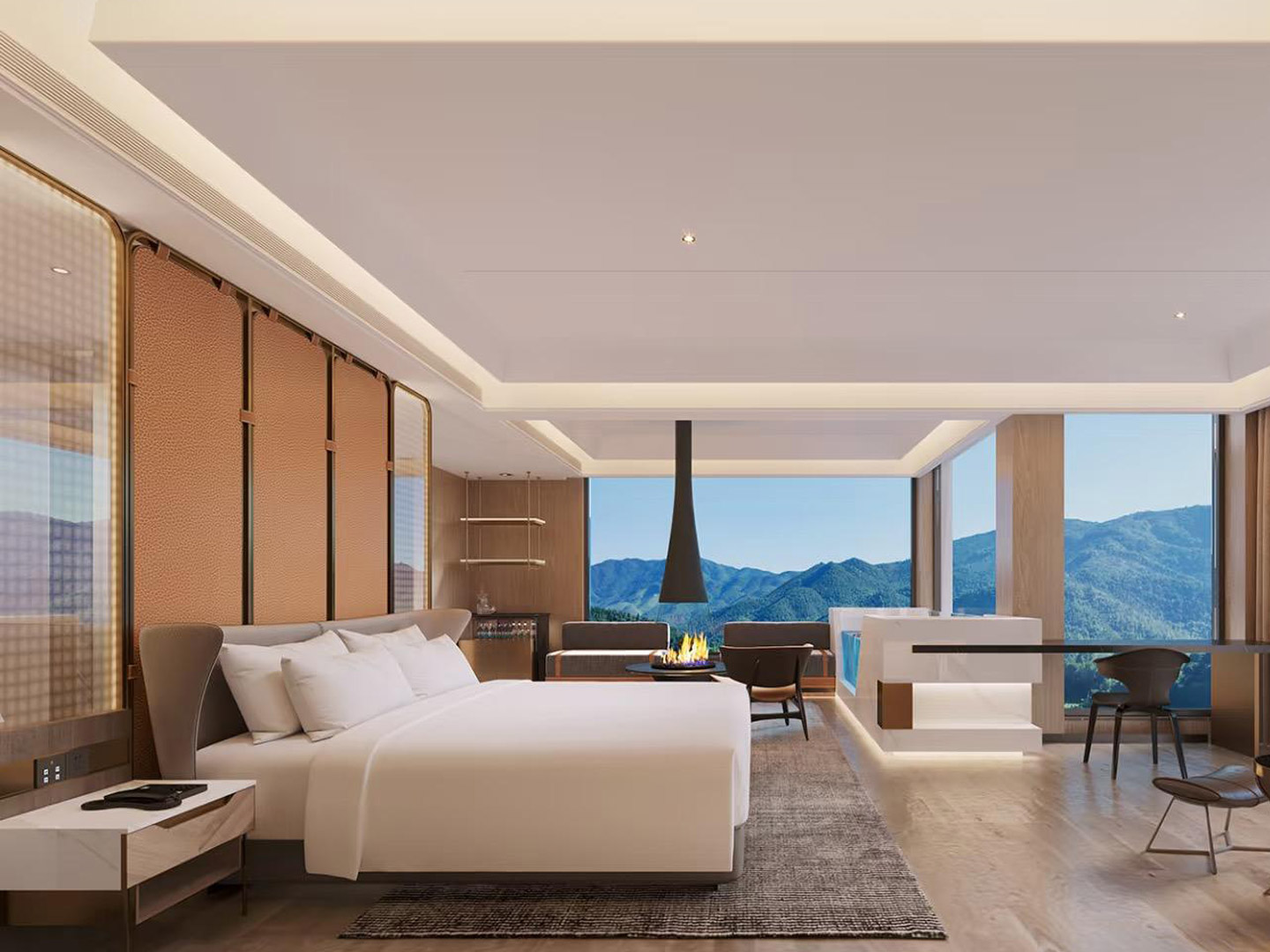 High-end residential hotel furniture customization set GD167