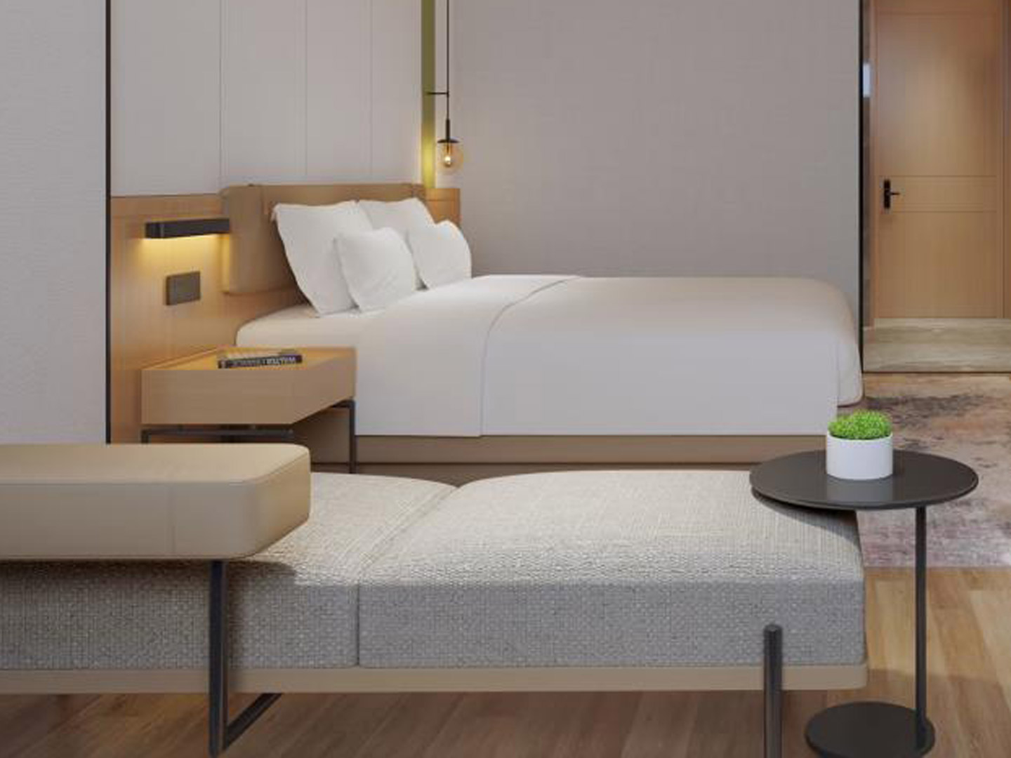 Vacation hotel guest room furniture set GD194