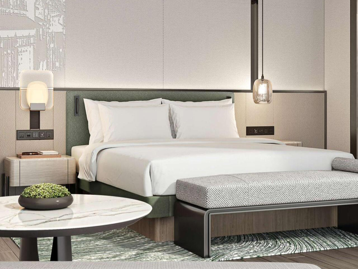 Hotel interior design designer furniture GD229