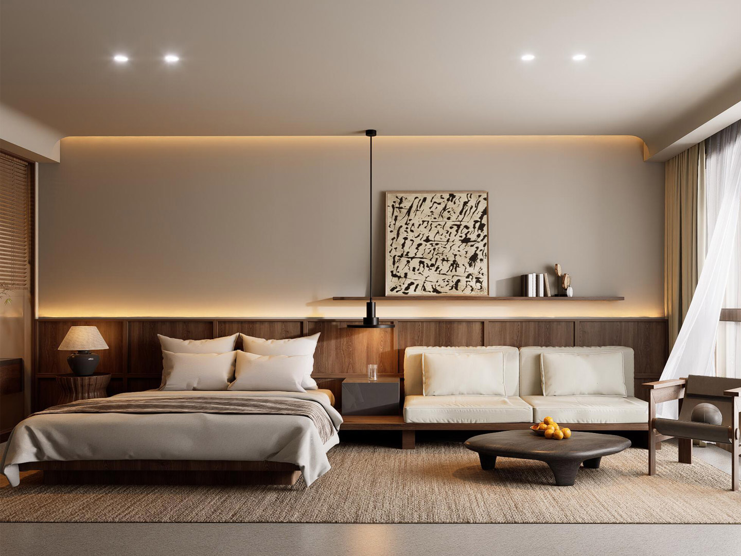 Customized furniture for the entire house of the homestay hotel GD236