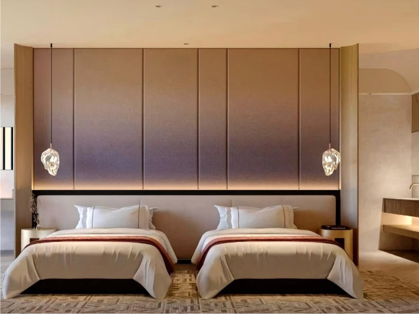 Source production factory of furniture hotel room furniture sets GD318