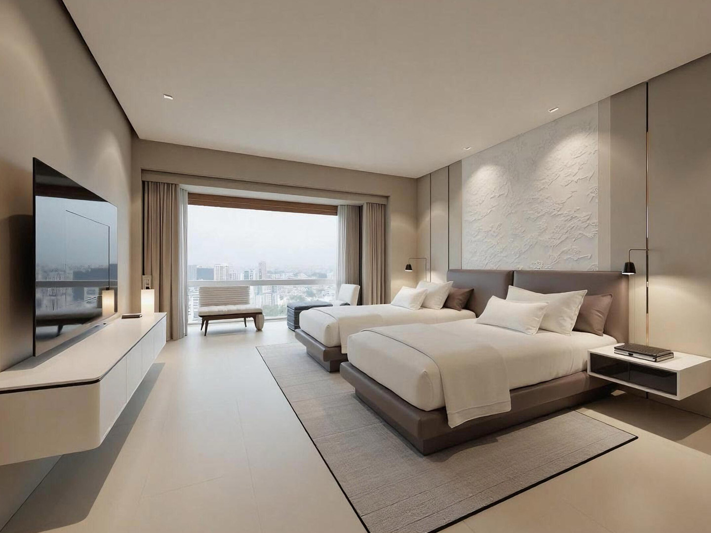 Villa residence, hotel bedroom set furniture GD336