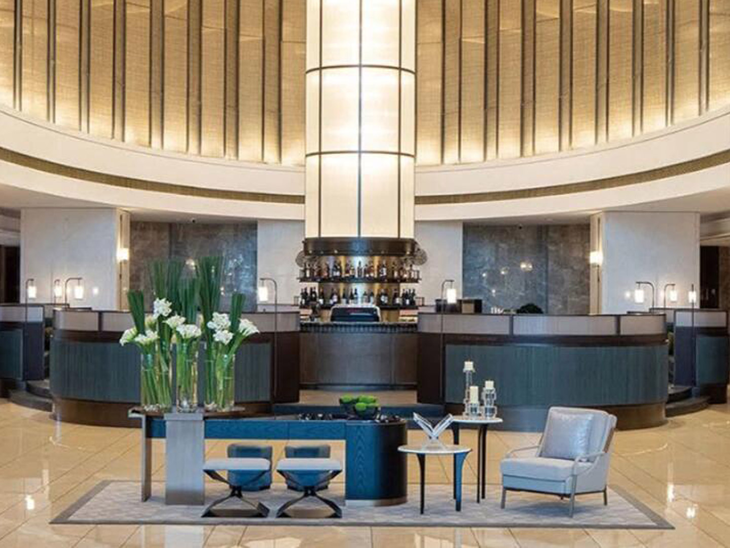 High-end residential villa bedroom lobby furnit...