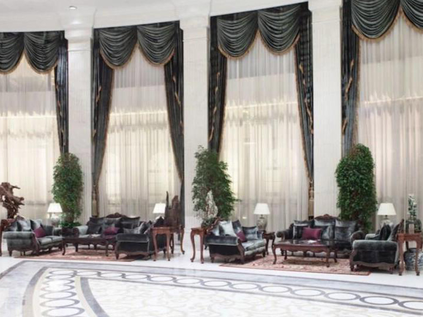 Hotel clubhouse resort hotel lobby furniture GD391