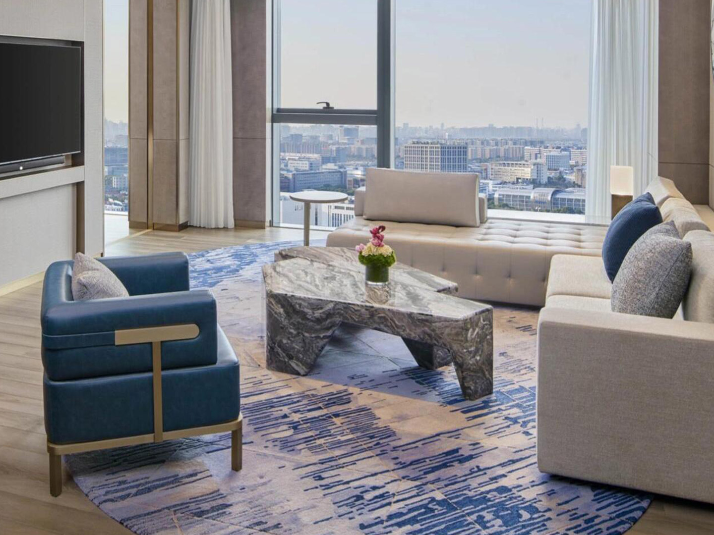 Furniture custom factory hotel lobby furniture set GD394