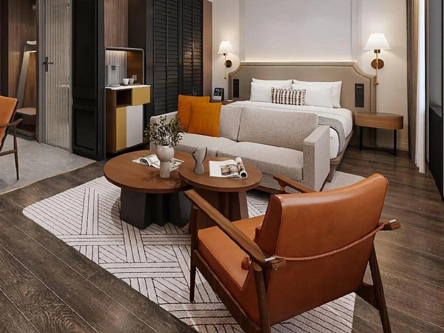 Furniture production factory hotel furniture customization for business hotels GD417