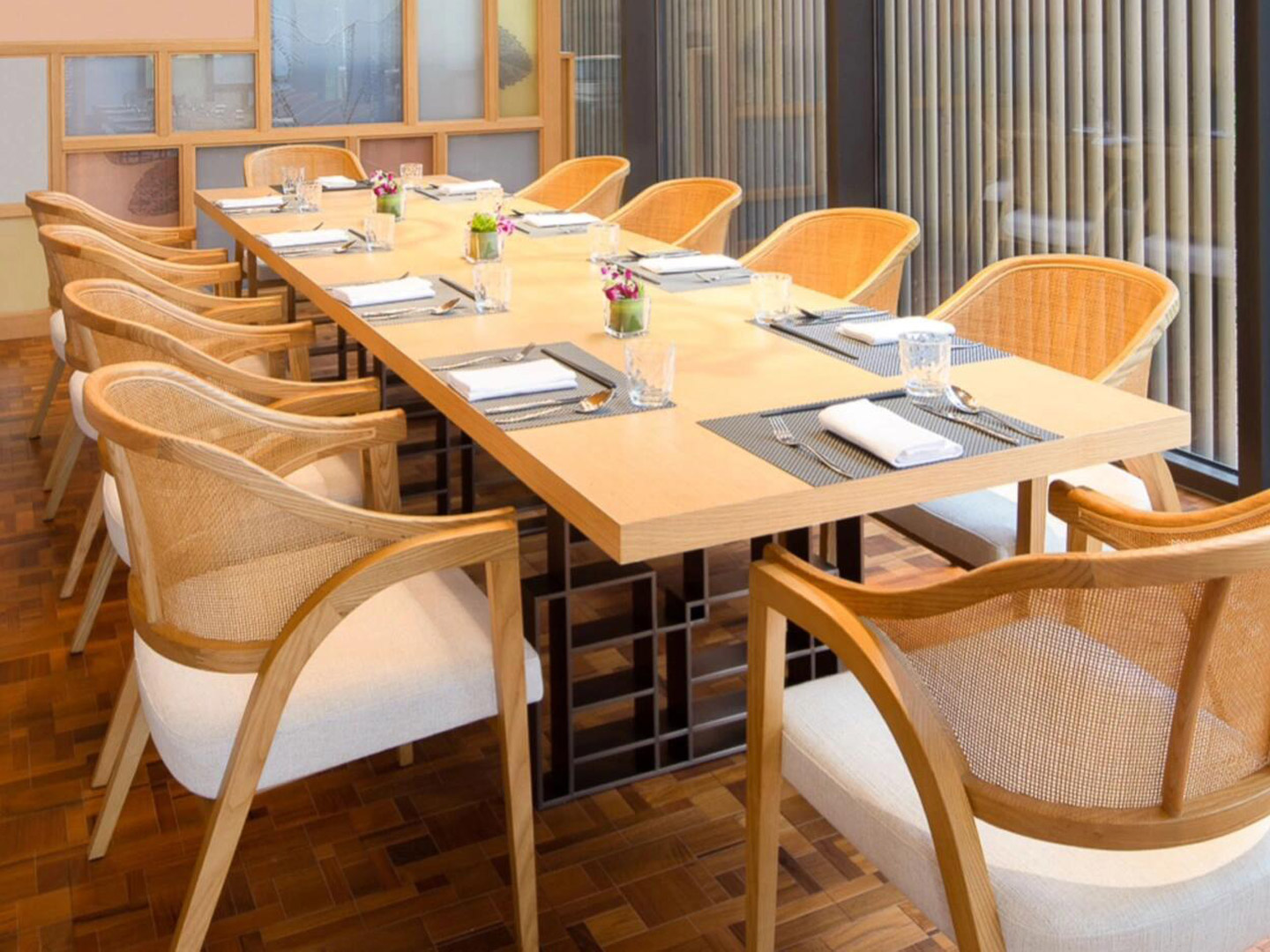 High-end custom interior design hotel dining table and chair furniture GD420